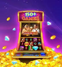 Antarmuka permainan Mesin Arcade dengan pengaturan taruhan dan tombol putar